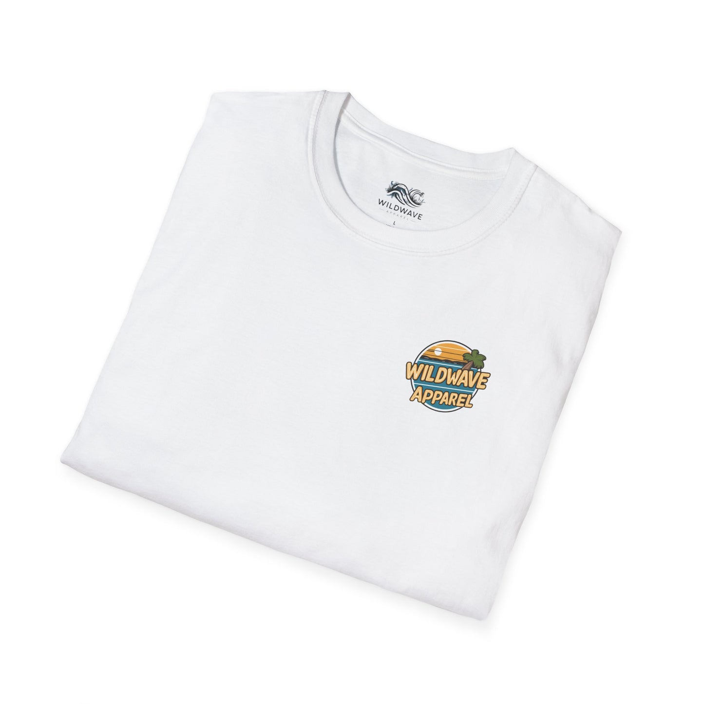 WildWave palm Tree Beach T-Shirt