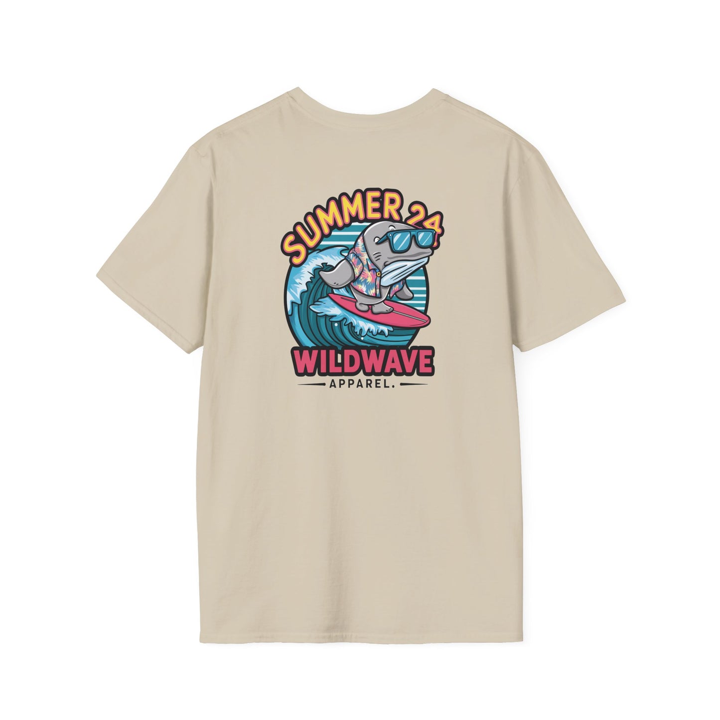 Summer 24 Surfing Whale T-Shirt