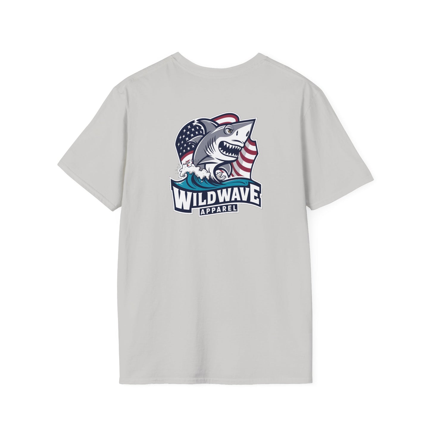 Shark American Flag T-Shirt