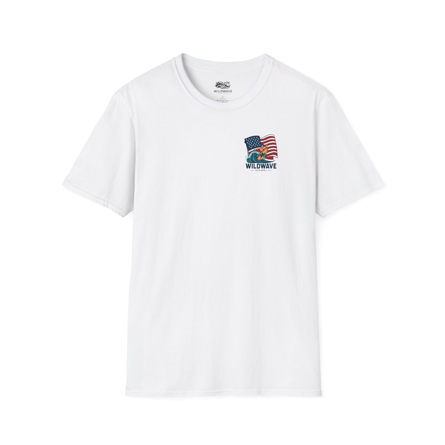 Surfing American Flag T-Shirt