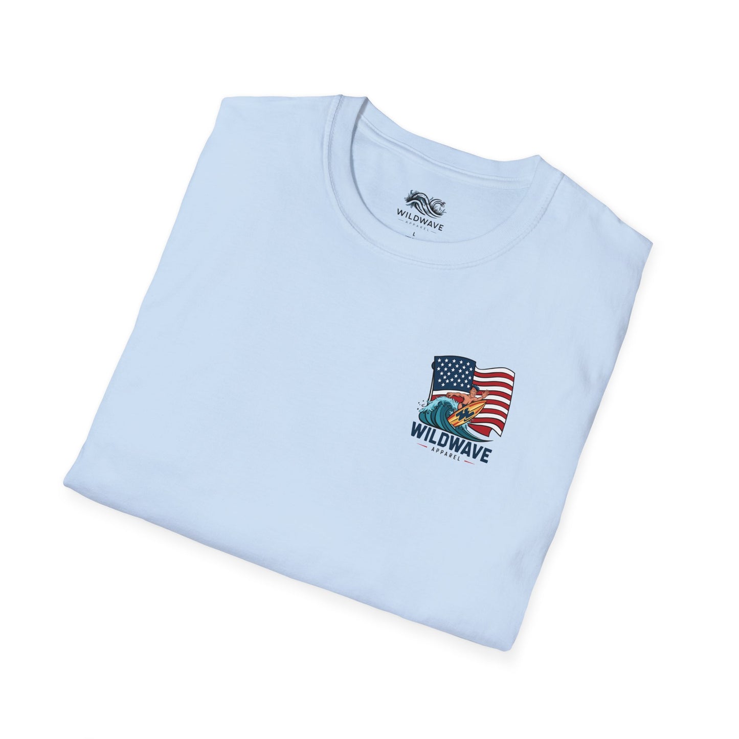 Surfing American Flag T-Shirt