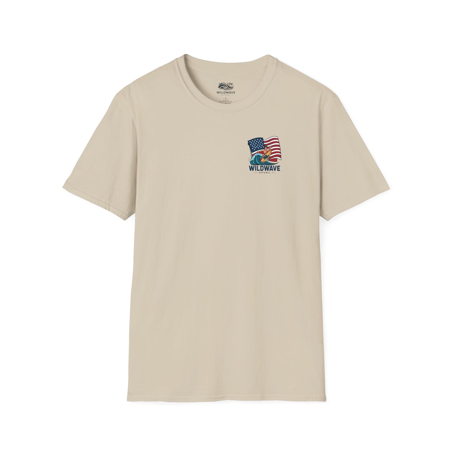 Surfing American Flag T-Shirt