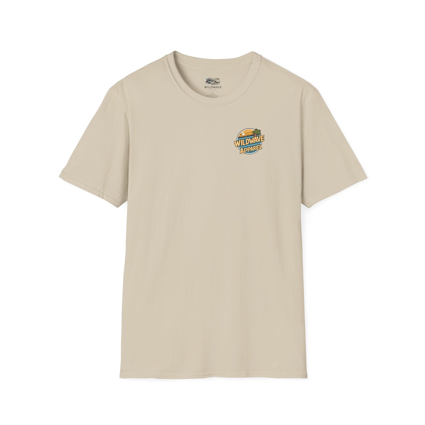 WildWave palm Tree Beach T-Shirt