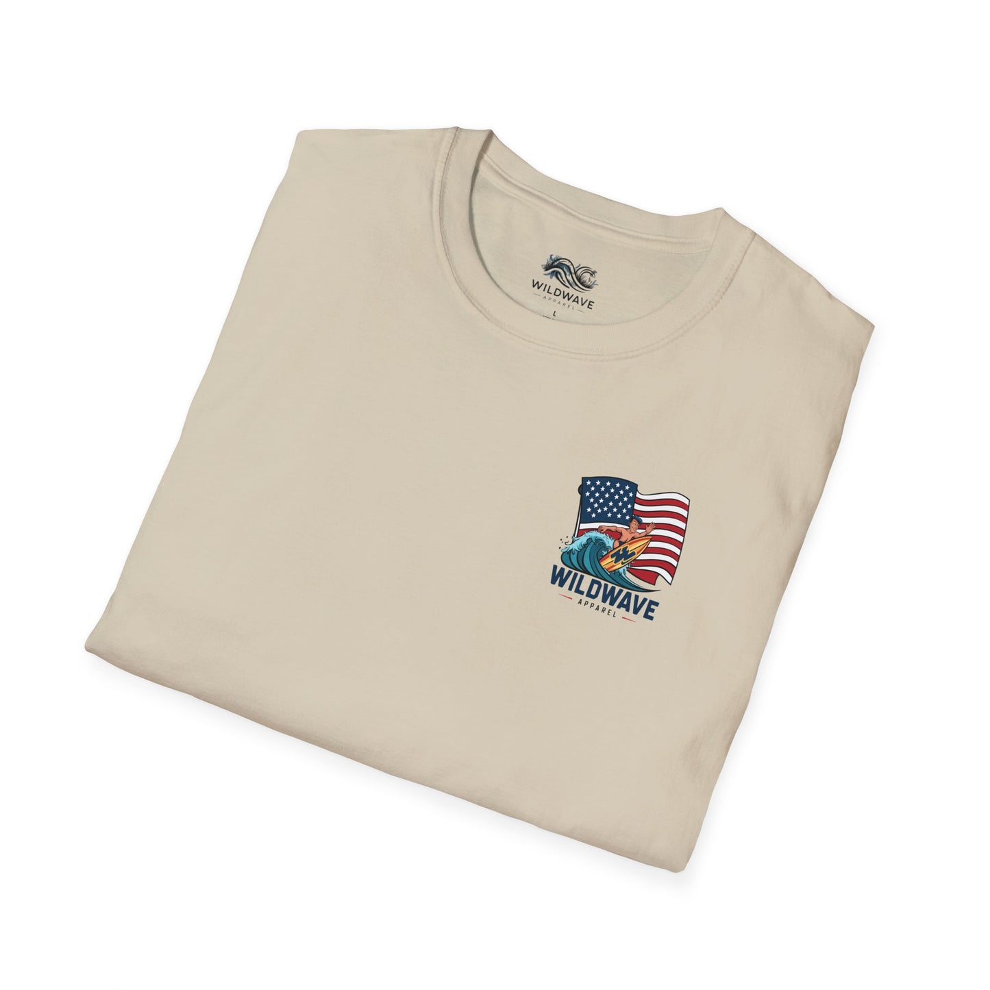 Surfing American Flag T-Shirt