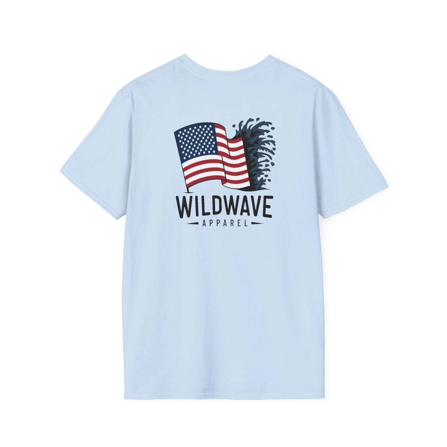 WildWave American flag T-Shirt