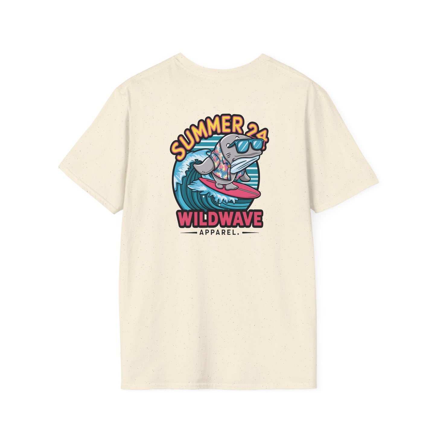 Summer 24 Surfing Whale T-Shirt