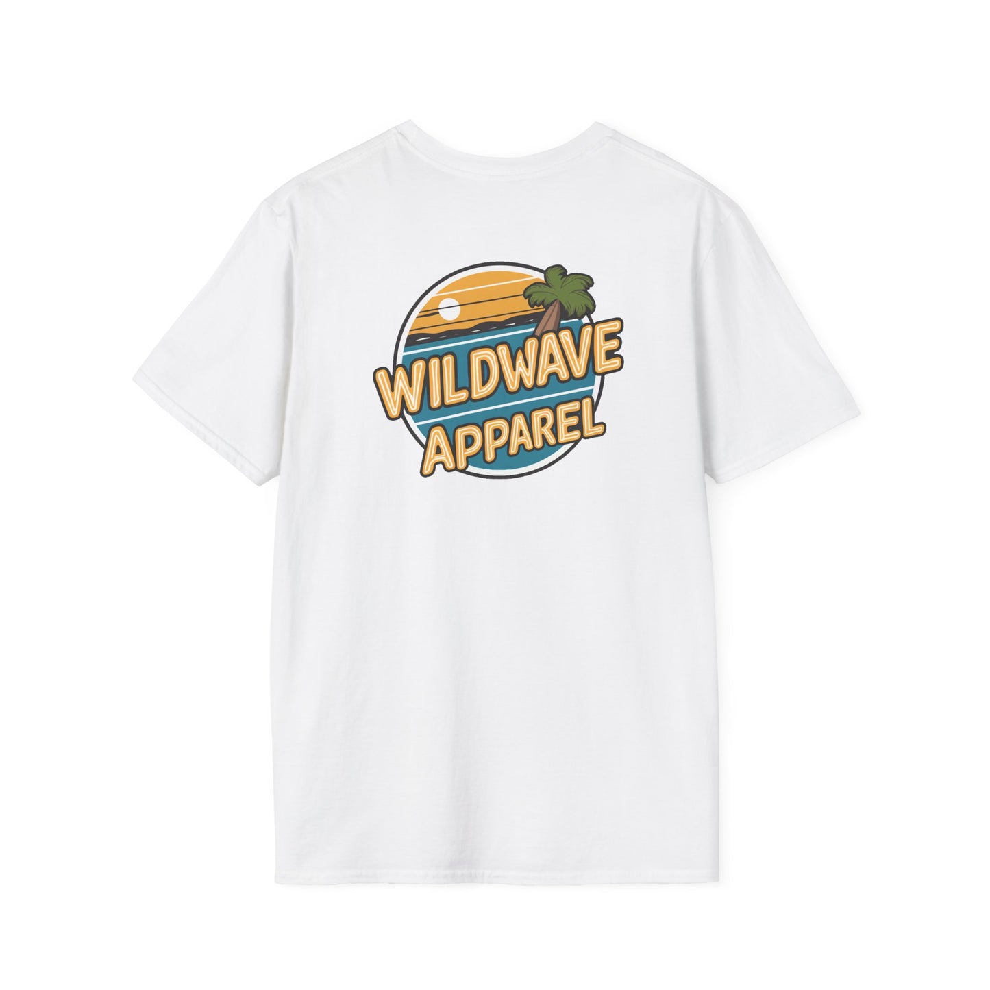 WildWave palm Tree Beach T-Shirt