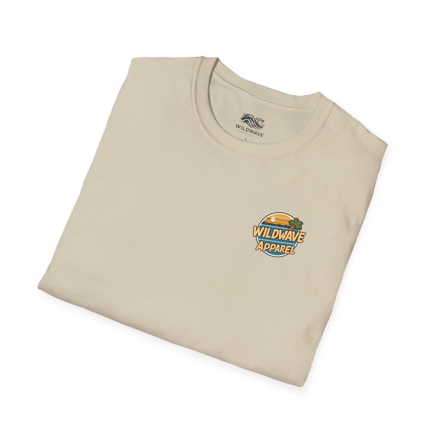 WildWave palm Tree Beach T-Shirt