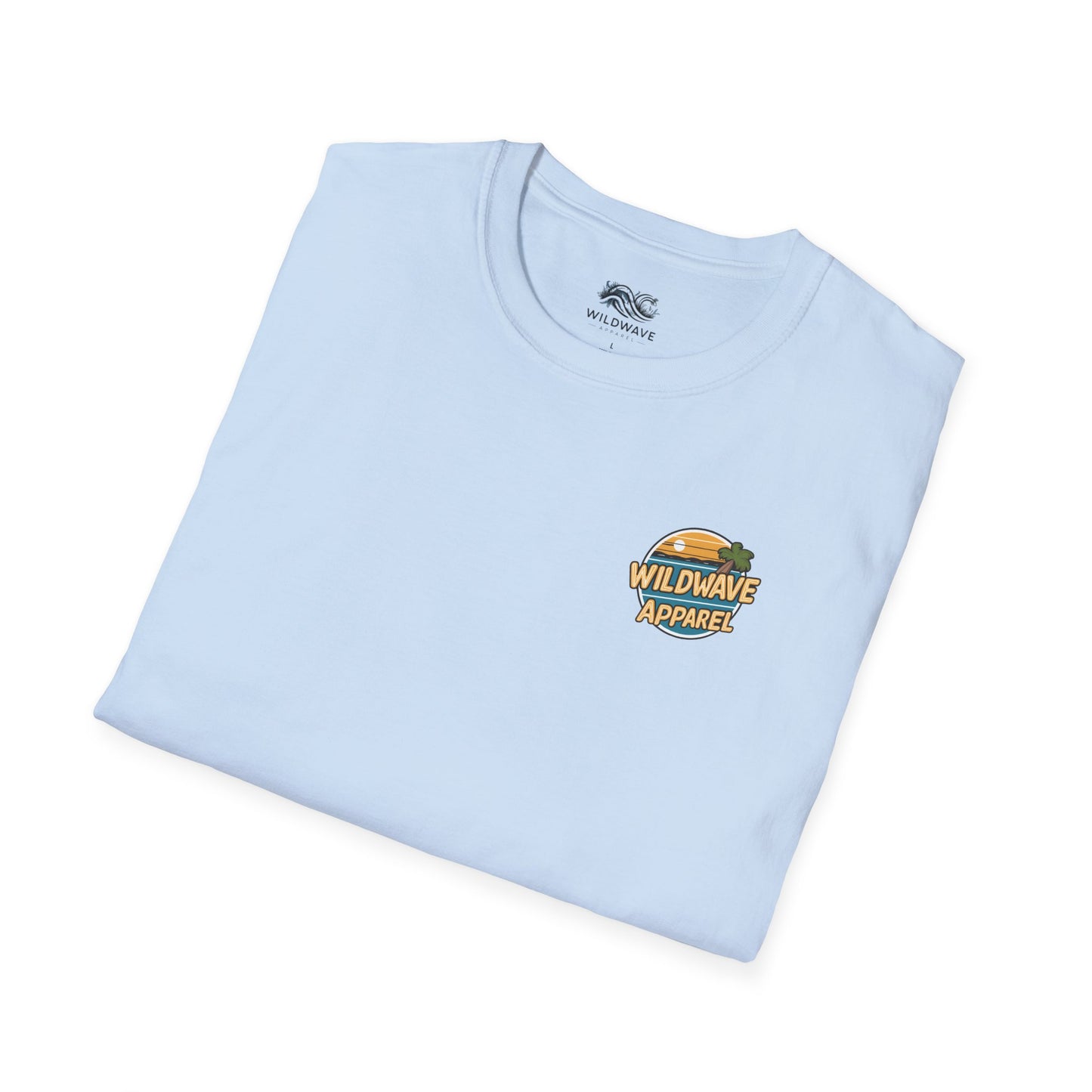 WildWave palm Tree Beach T-Shirt