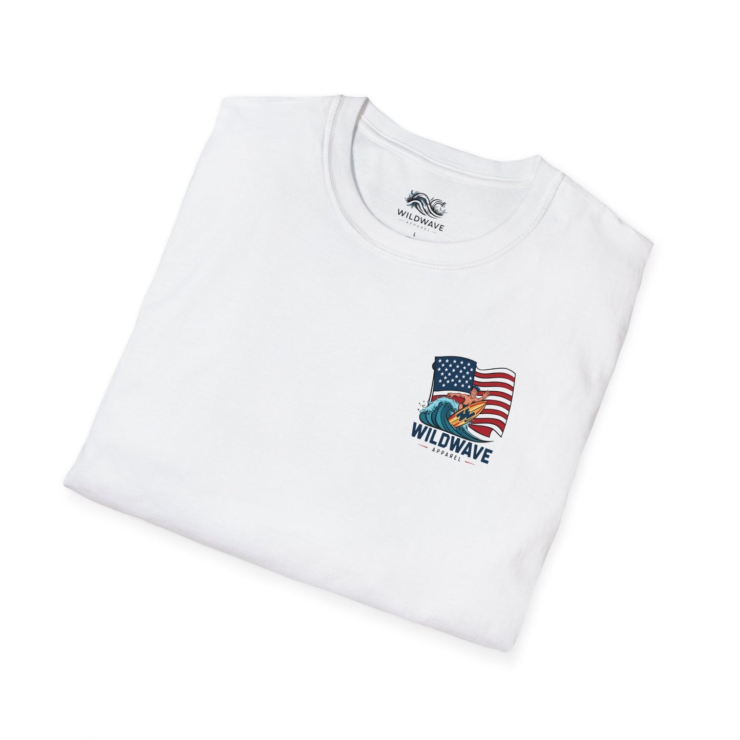 Surfing American Flag T-Shirt