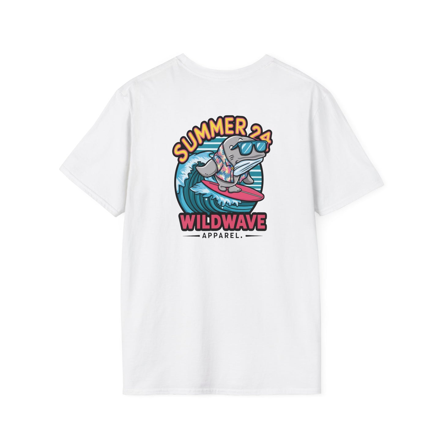 Summer 24 Surfing Whale T-Shirt