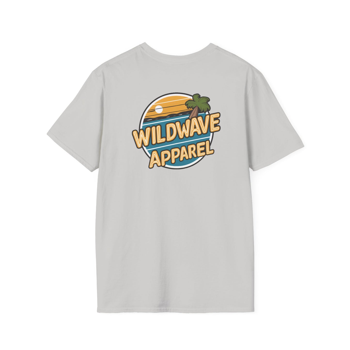 WildWave palm Tree Beach T-Shirt