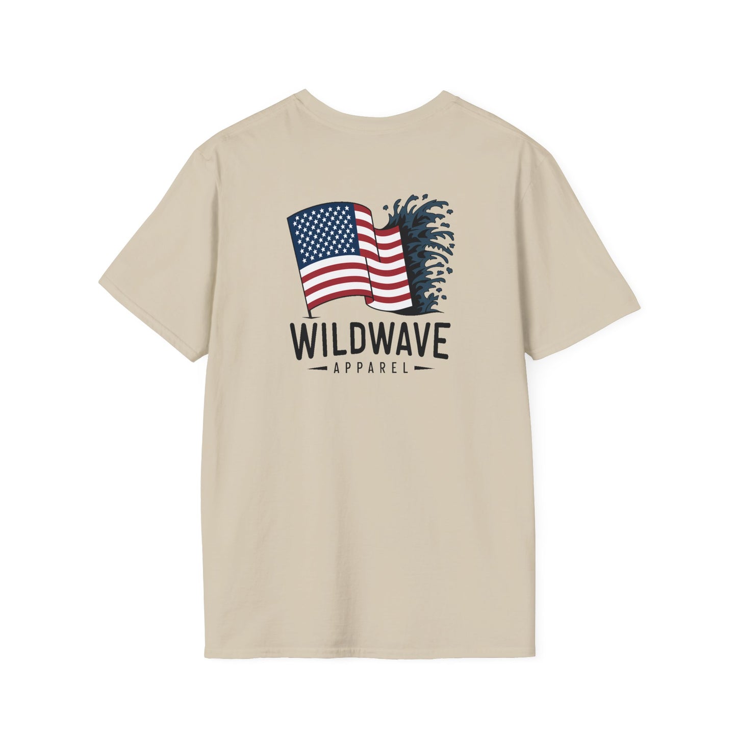 WildWave American flag T-Shirt