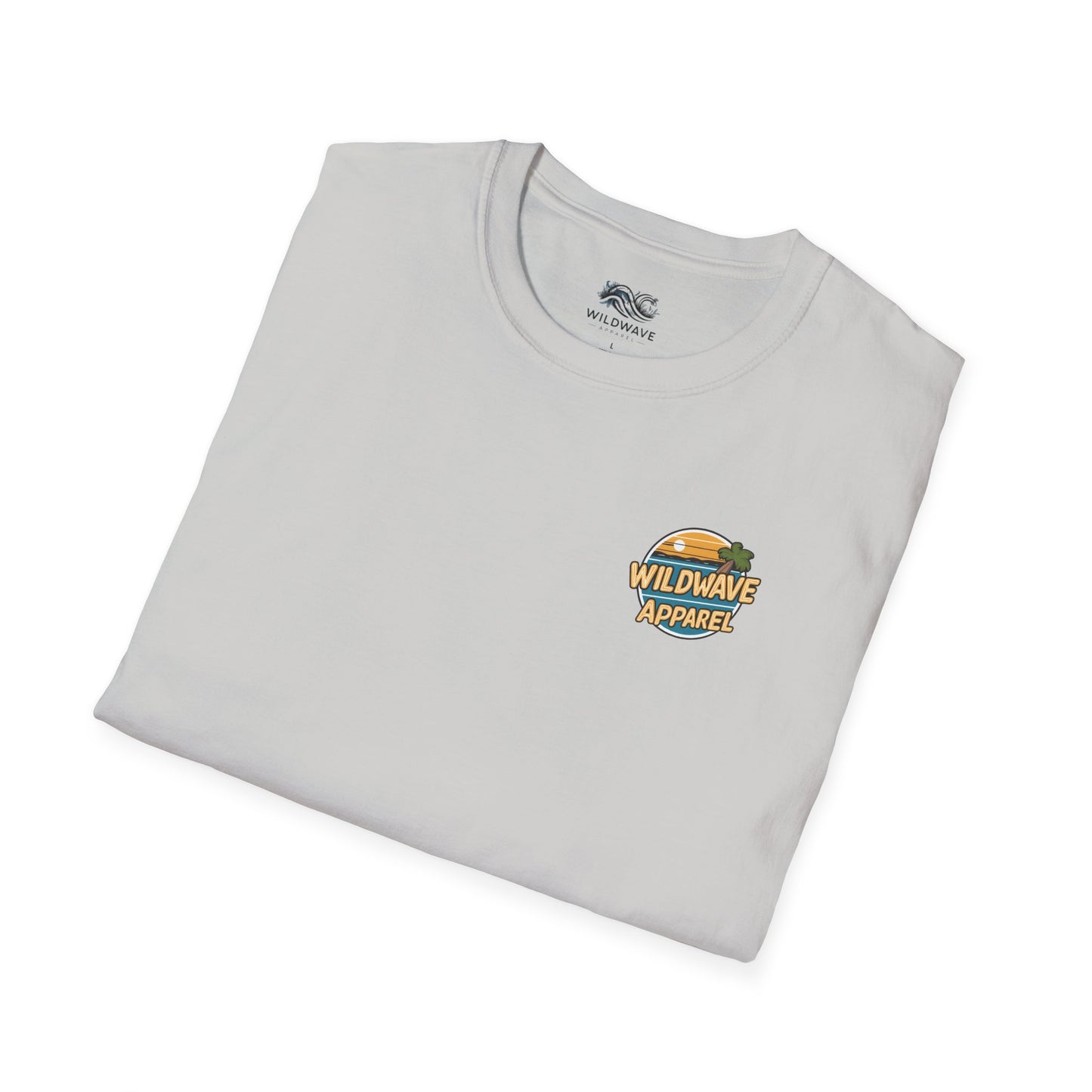 WildWave palm Tree Beach T-Shirt