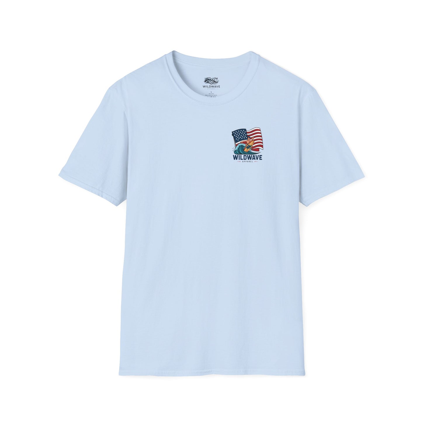 Surfing American Flag T-Shirt