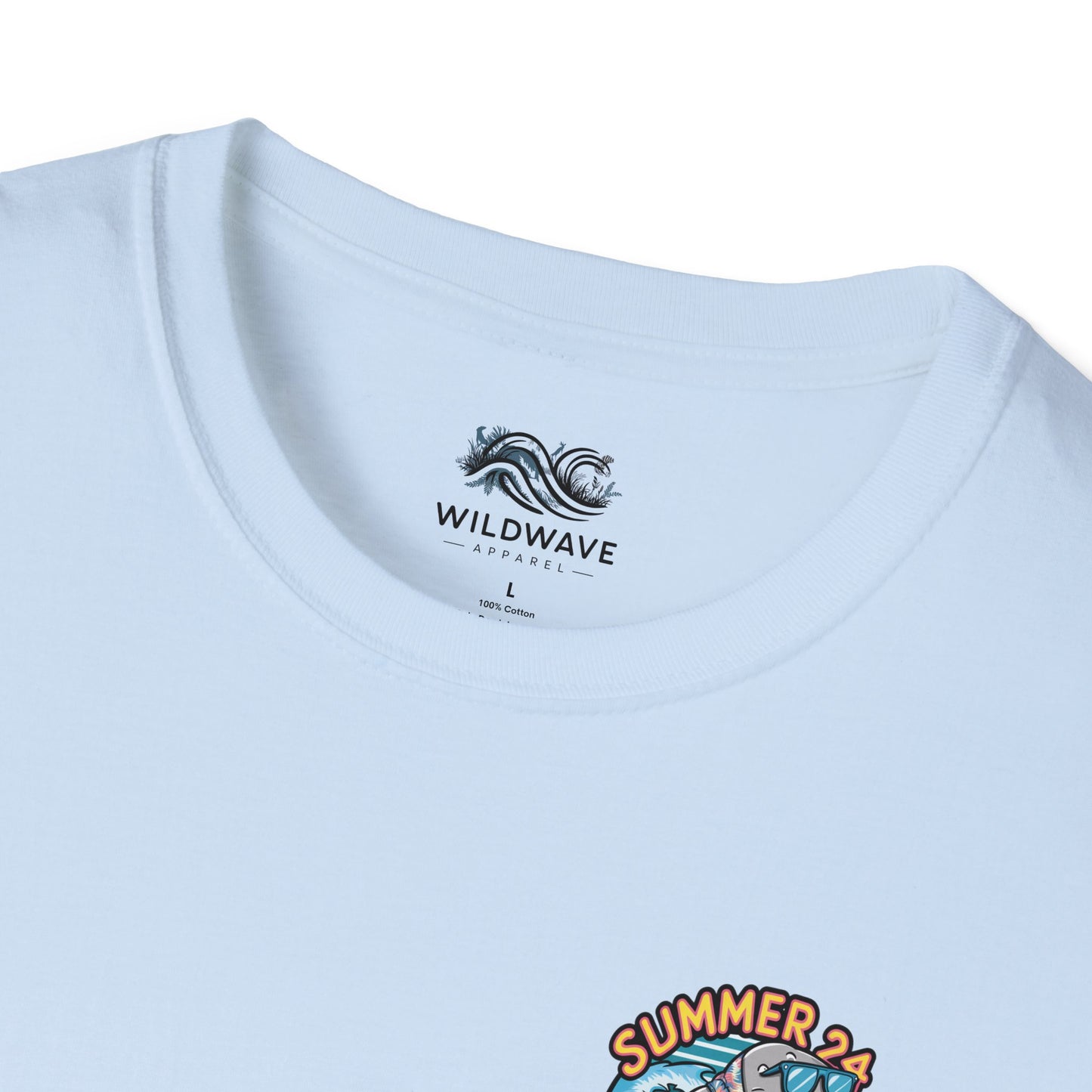 Summer 24 Surfing Whale T-Shirt