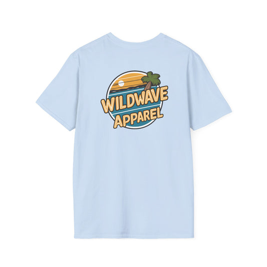 WildWave palm Tree Beach T-Shirt