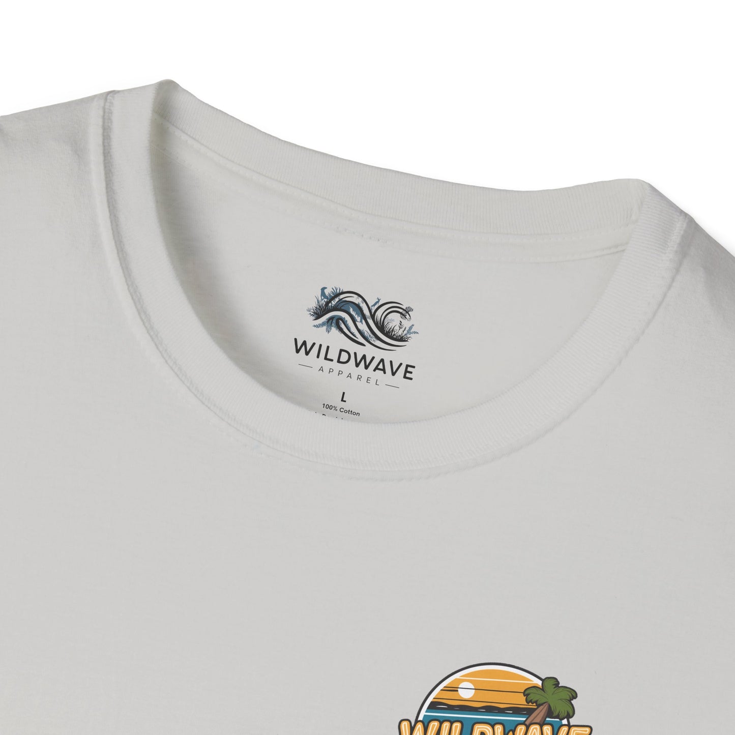 WildWave palm Tree Beach T-Shirt