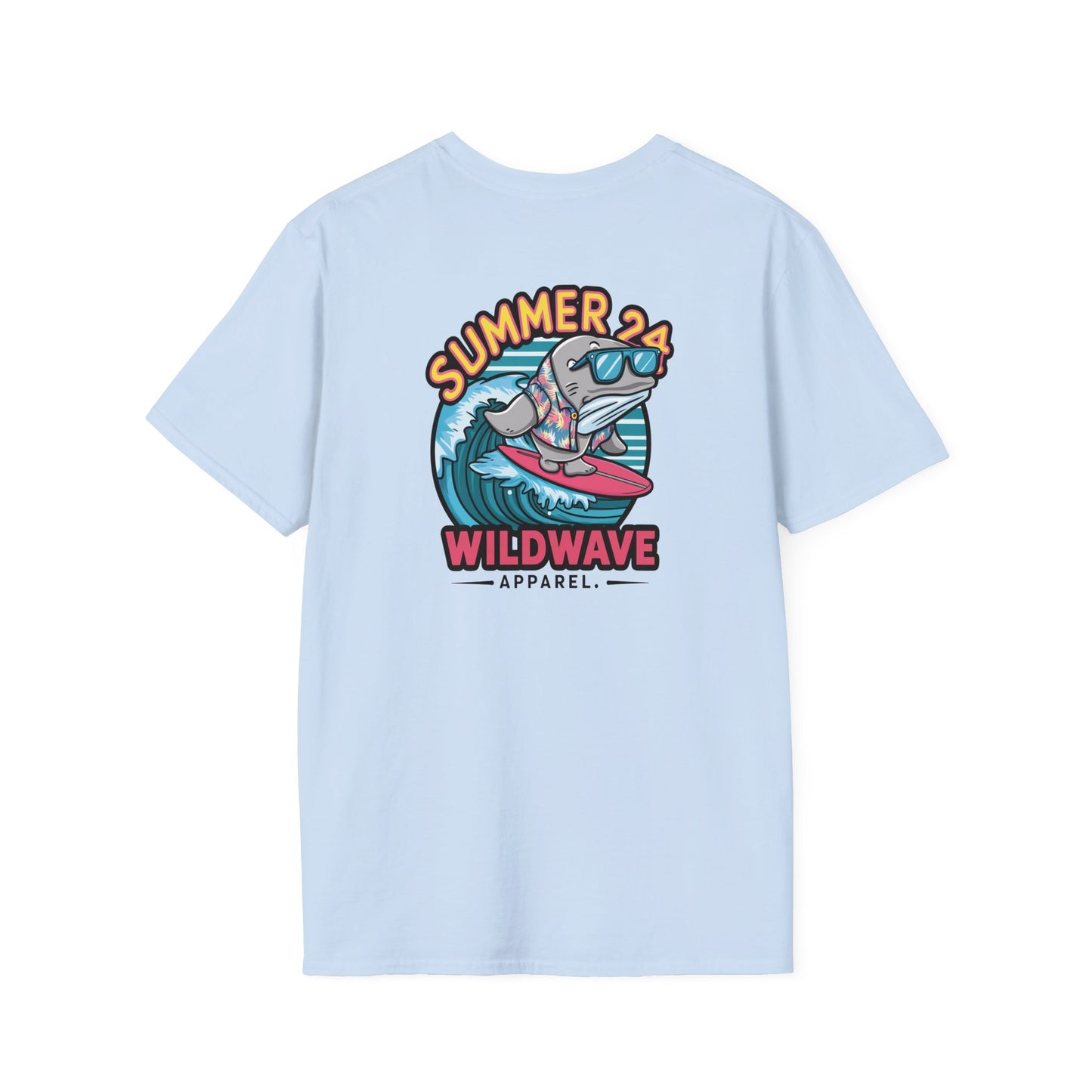 Summer 24 Surfing Whale T-Shirt